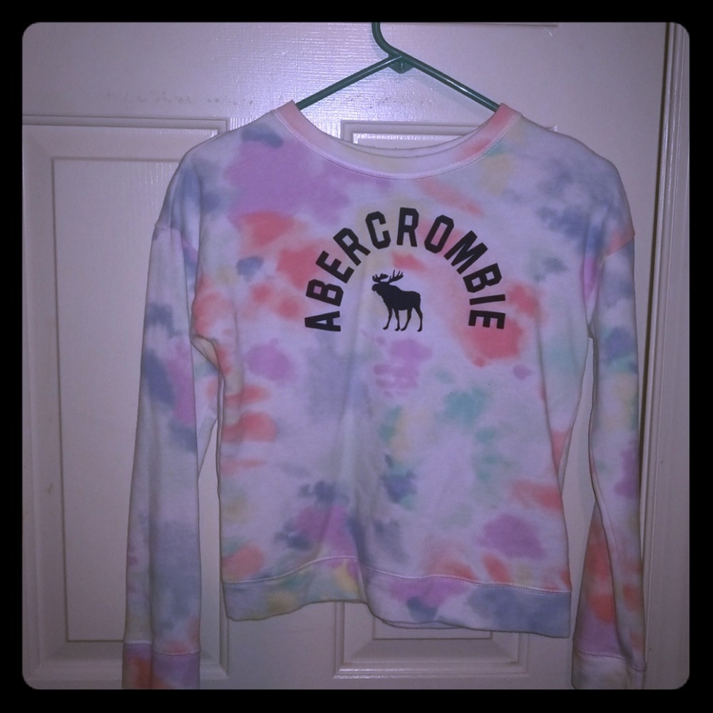 Abercrombie kids tie-dye sweatshirt